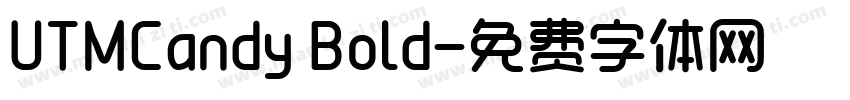 UTMCandy Bold字体转换